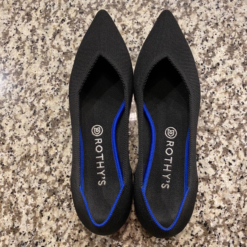 Rothys black points size 11